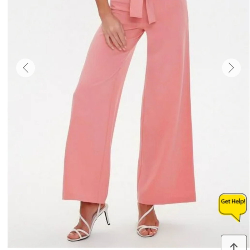 BLUE S Forever 21 Wide Leg Pants
